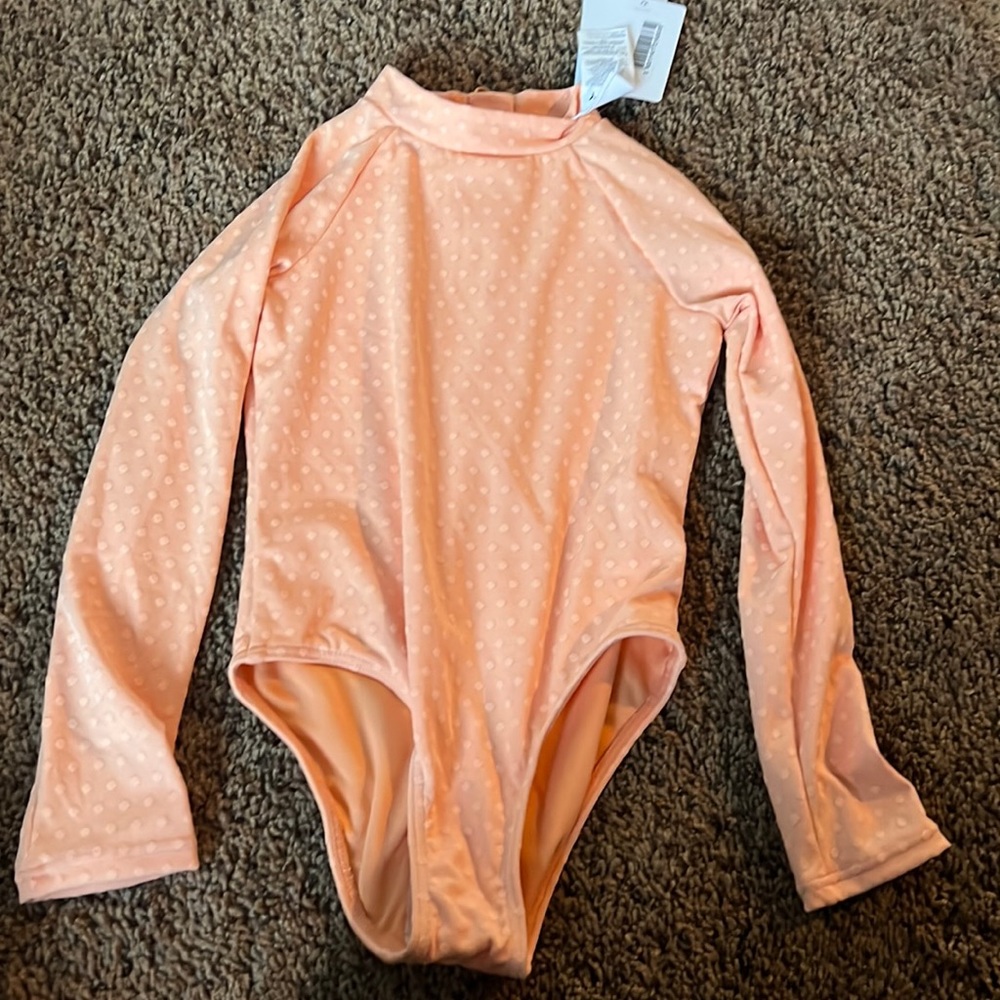 Peach swim suit